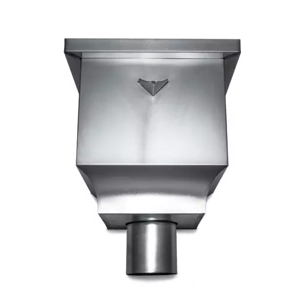 Vergaarbak zink Brabants Ø80 mm